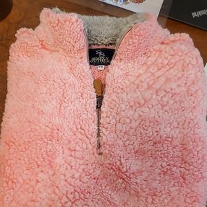 Simply Southern Pink Sherpa pull over
